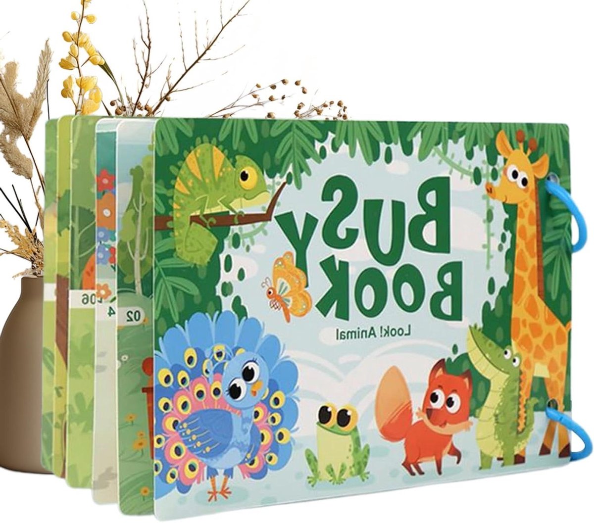 Activiteitenboek - Druk Speelgoed - Cognitieve Ontwikkeling - Scène-Gebaseerd Leren - 21.5 x 14.5 cm - Multicolor