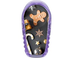 Sticker voor Dexcom G6 Sensor 2x Gouden Kerst myDili Diabetes