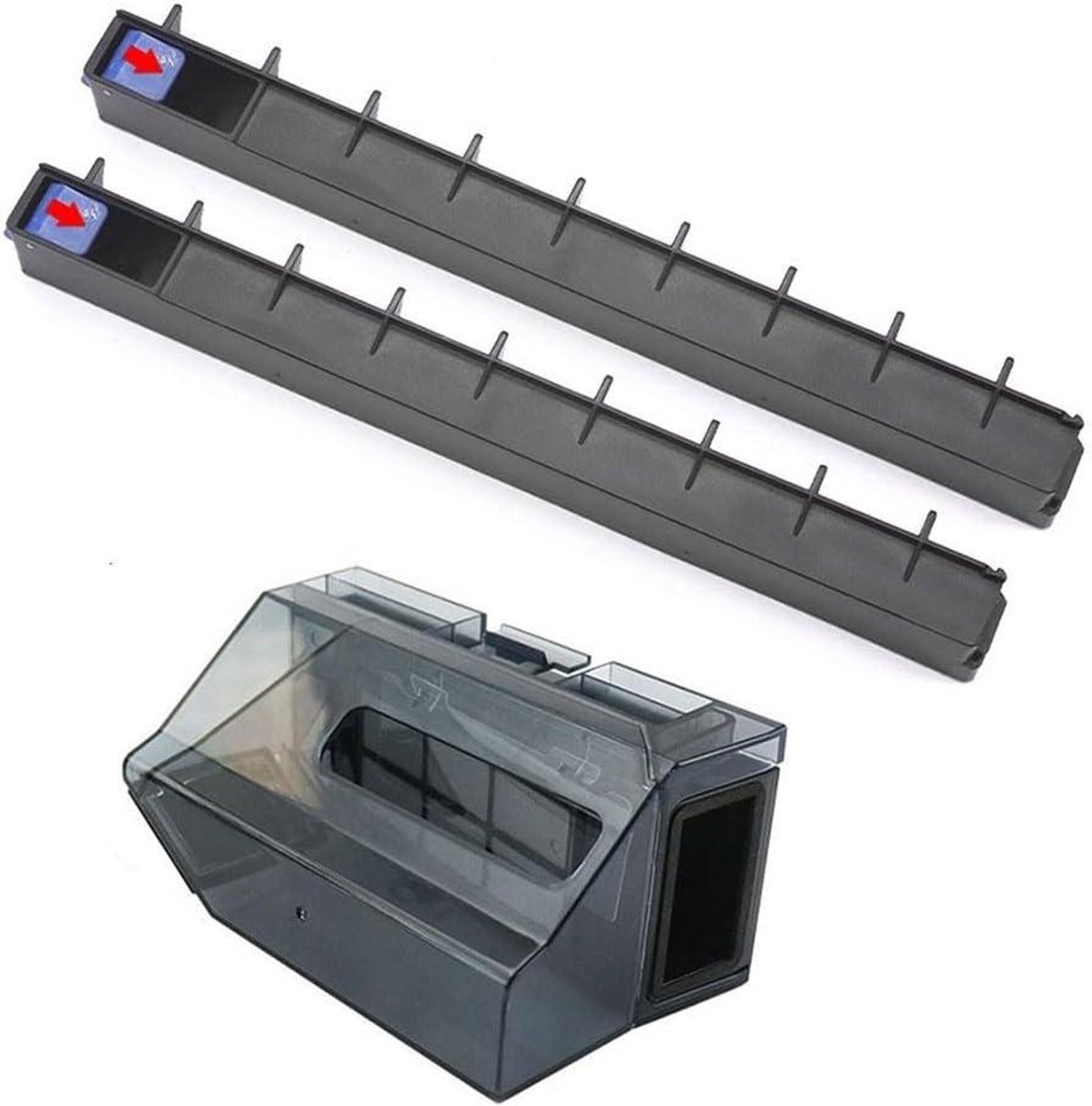 Stofreservoir Set - Reserveonderdelen - Robotstofzuiger Onderhoud - Waterafstotende Strips - 3 Delen - Zoals Afgebeeld
