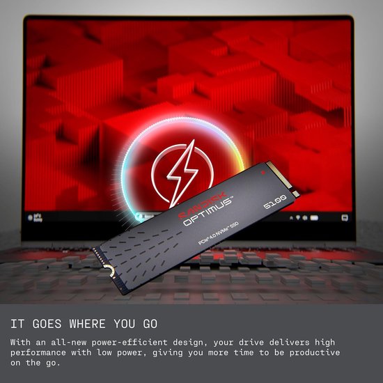 Interne SSD - NVMe Opslag - Projecten Versnellen - PCIe 4.0 Snelheden - 500 GB - Zwart — afbeelding 5