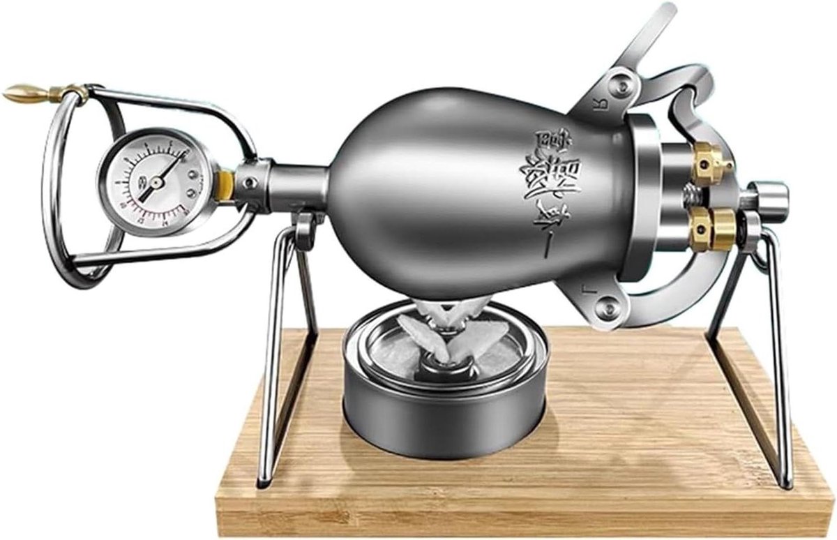 Popcorn Maker Machine - Ouderwetse Popper - Snacks Maken - Roestvrij Staal - 1 Liters - Zilver