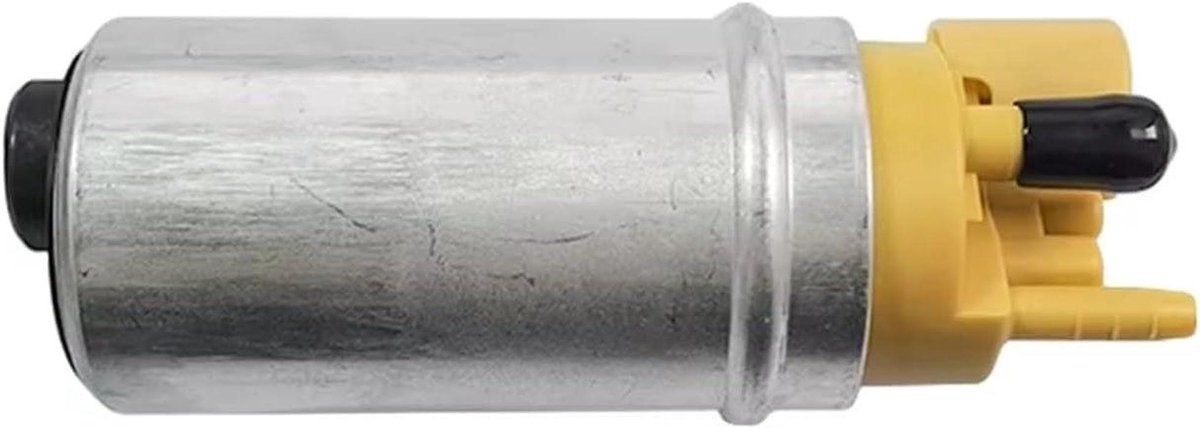 Elektrische brandstofpomp - Benzinepomp - Motoronderhoud - Duurzame metalen constructie - 12V - Zilver