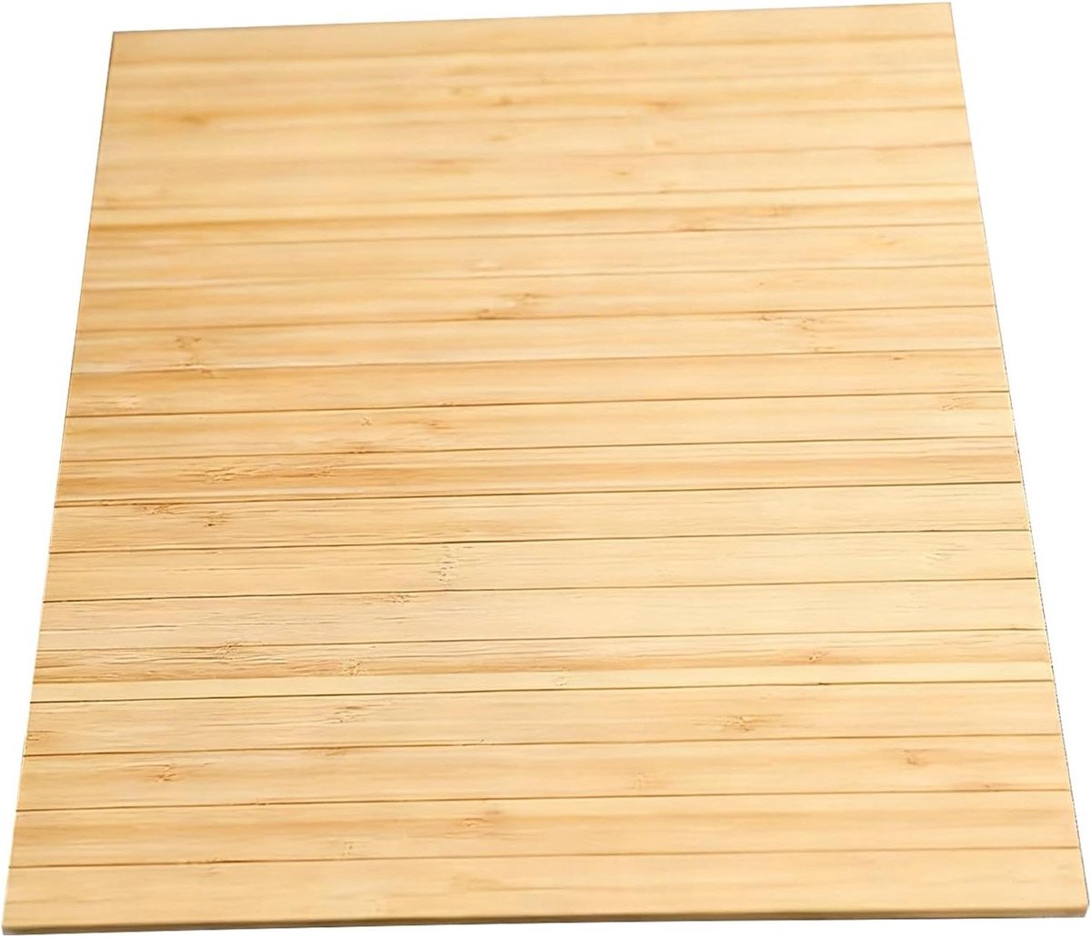 Bank Armleuning Dienblad - Zijtafel Bank - Ontspannen op de bank - Met siliconen stabiliteit - 42x337 cm - Houtkleur