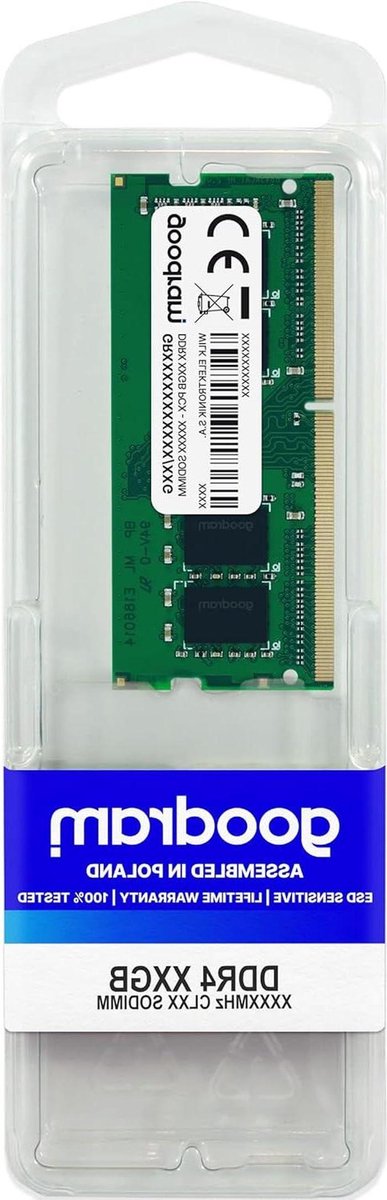DDR4 SODIMM RAM - Laptopgeheugen - Notebook Prestaties Verhogen - Energiezuinig 1.2V - 16 GB 3200 MHz - Zwart