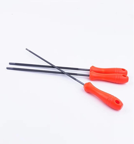 Kettingzaag Vijl - Slijpvijl Kettingzaag - Ketting Onderhouden - Antislip Handvat - 4.8mm - Grijs — afbeelding 3