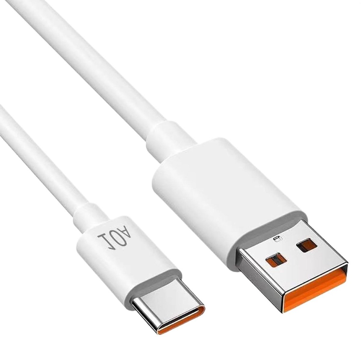Oplaadkabel - Datakabel USB-C - Snel Opladen - 120W Snellader - 1 meter - Wit