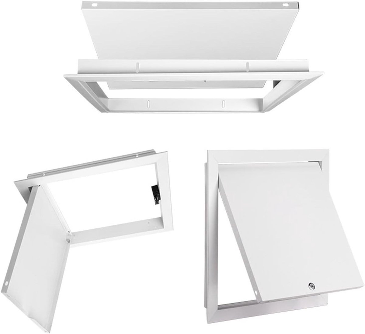 Inspectiepaneel - Luik Deur - Onderhoud Gemakkelijk Maken - Inbouw Ontwerp - 300 x 300 mm - Wit