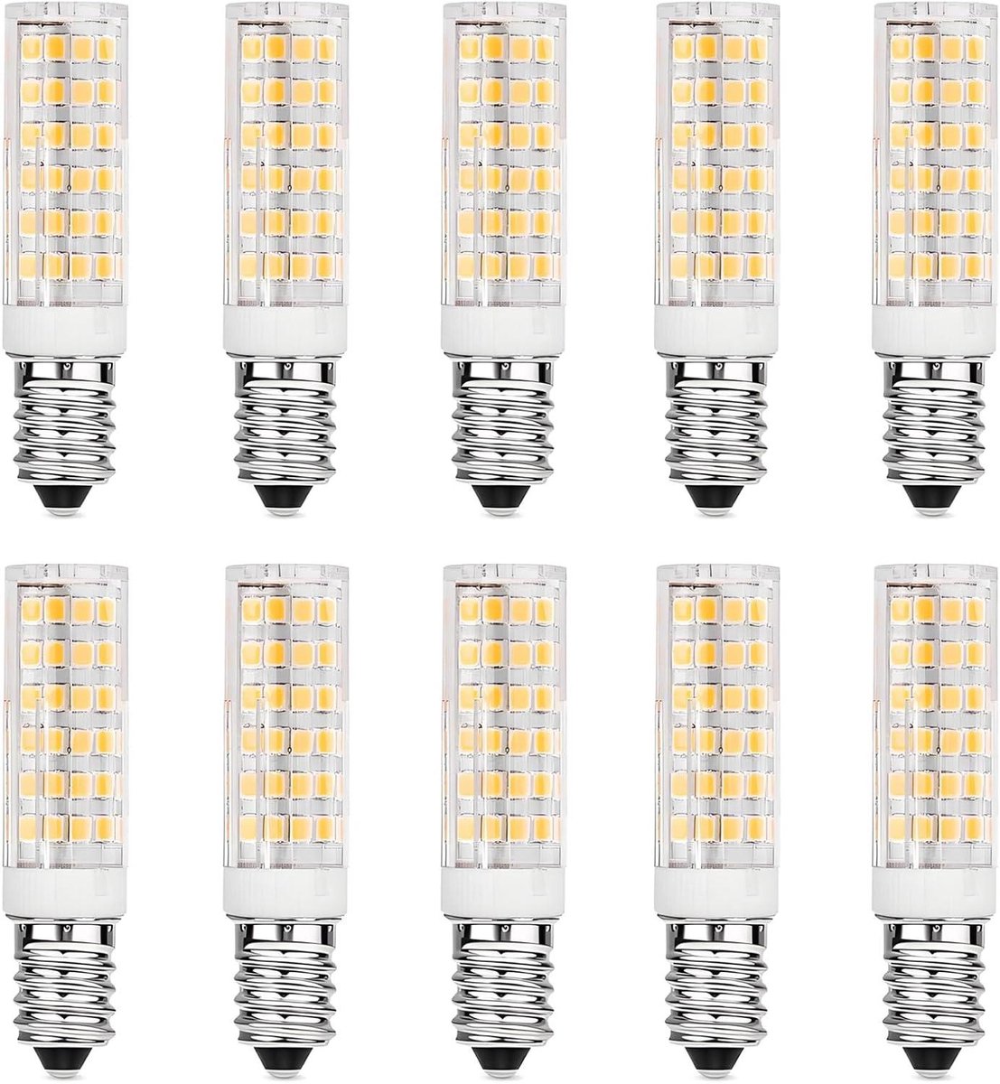 LED Lampen E14 - Vervangende Gloeilampen - Verlichting Thuis - Energiezuinig - 10 stuks - Warm Wit