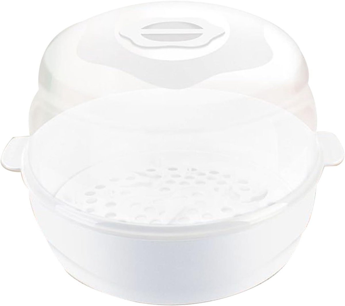 Magnetron Stoomreiniger - Flessen Sterilisator - Babyflessen Reinigen - Hoge Temperatuur Stoom - 22.5x22x17.5 cm - Multicolour