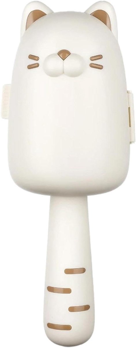 Pluisroller Dierenharen - Reinigingsroller Kleding - Snel Schoonmaken - Grappig Kattendesign - 10cm Rolbreedte - Wit