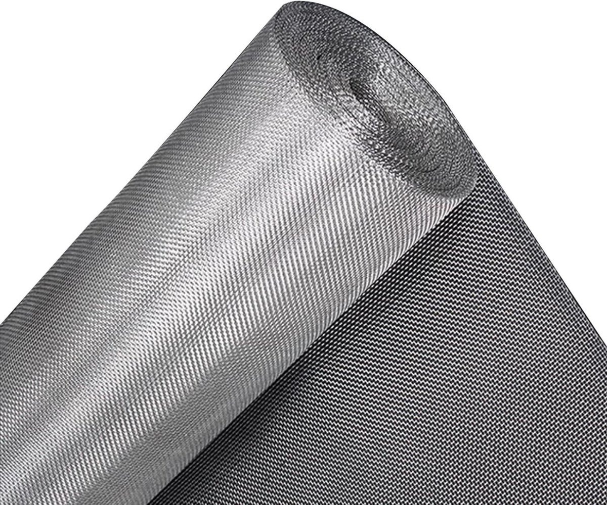 Roestvrij Staal Gaas - Metaal Gaasrol - Knaagdier Wering - Uniforme Structuur - 1x1 M - Zilver