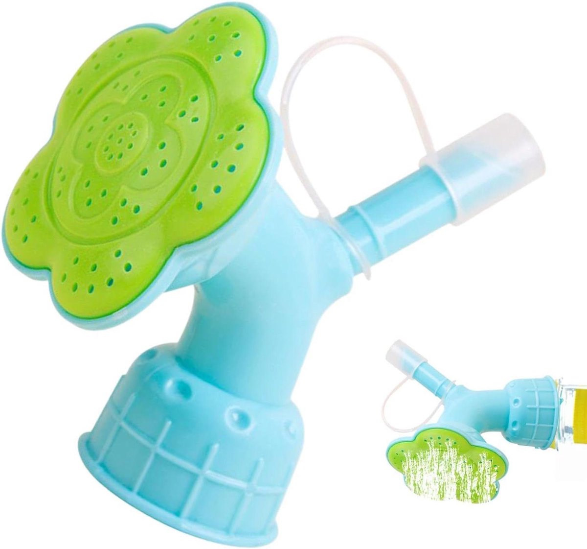 Gieter Sproeikop - Sproeier Bloemendesign - Planten Water Geven - Gereedschapsloos Bevestigen - 73 Gaten - Blauw
