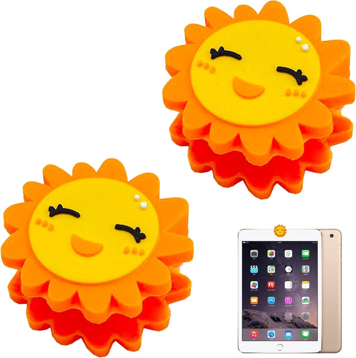 Webcam Covers - Privacy Covers - Privacy Beschermen - Zonder Lijmresten - 2 stuks - Zonnebloem