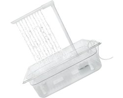 Vogel Badhuis - Vogel Douche - Vogel Verzorging - Automatische Watercirculatie - 32.5 cm - Wit