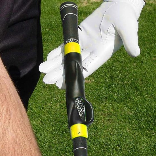 Golf Grip Trainer - Swing Hulp - Kinderen Leren Golf - Verstelbare Riem - 169 cm Pakket - Geel van GOLF — afbeelding 2