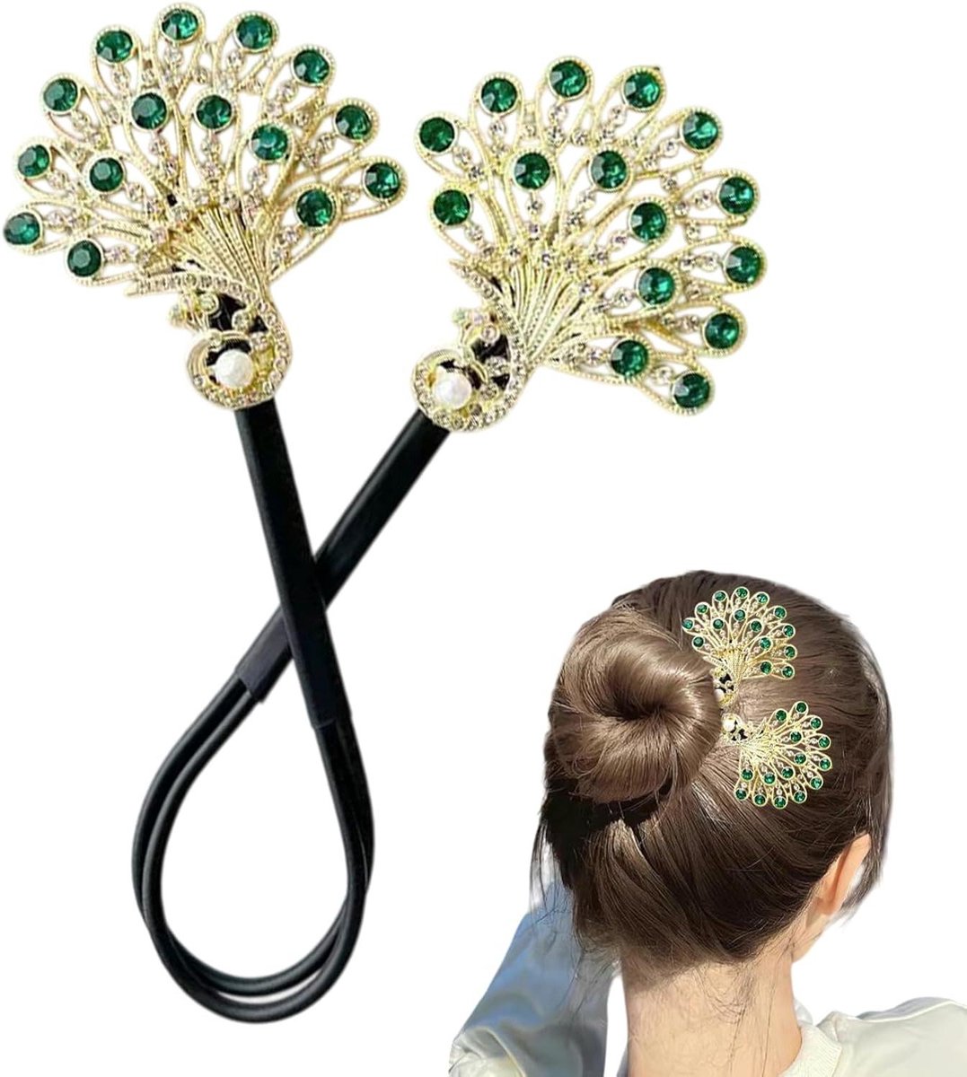 Haarbroodjesmaker - Haaraccessoire - Elegante Kapsels - Snel en Duurzaam - 35 cm lengte - Beige