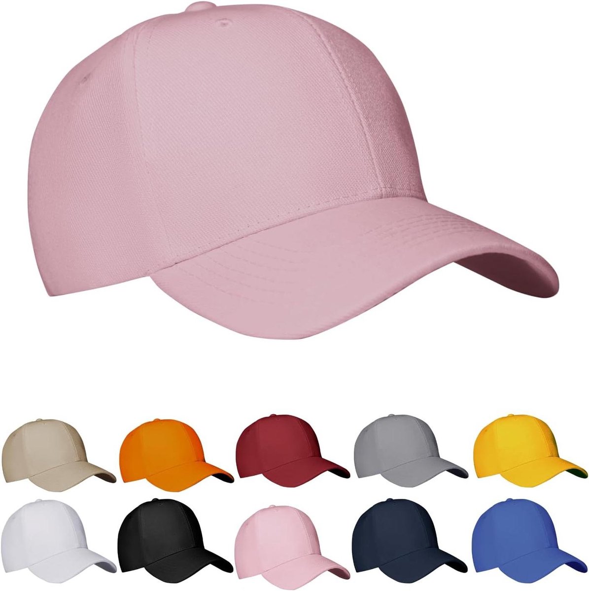 Baseball Cap - Unisex Hoed - Casual Buiten - Verstelbaar Vizier - One Size - N.v.t.