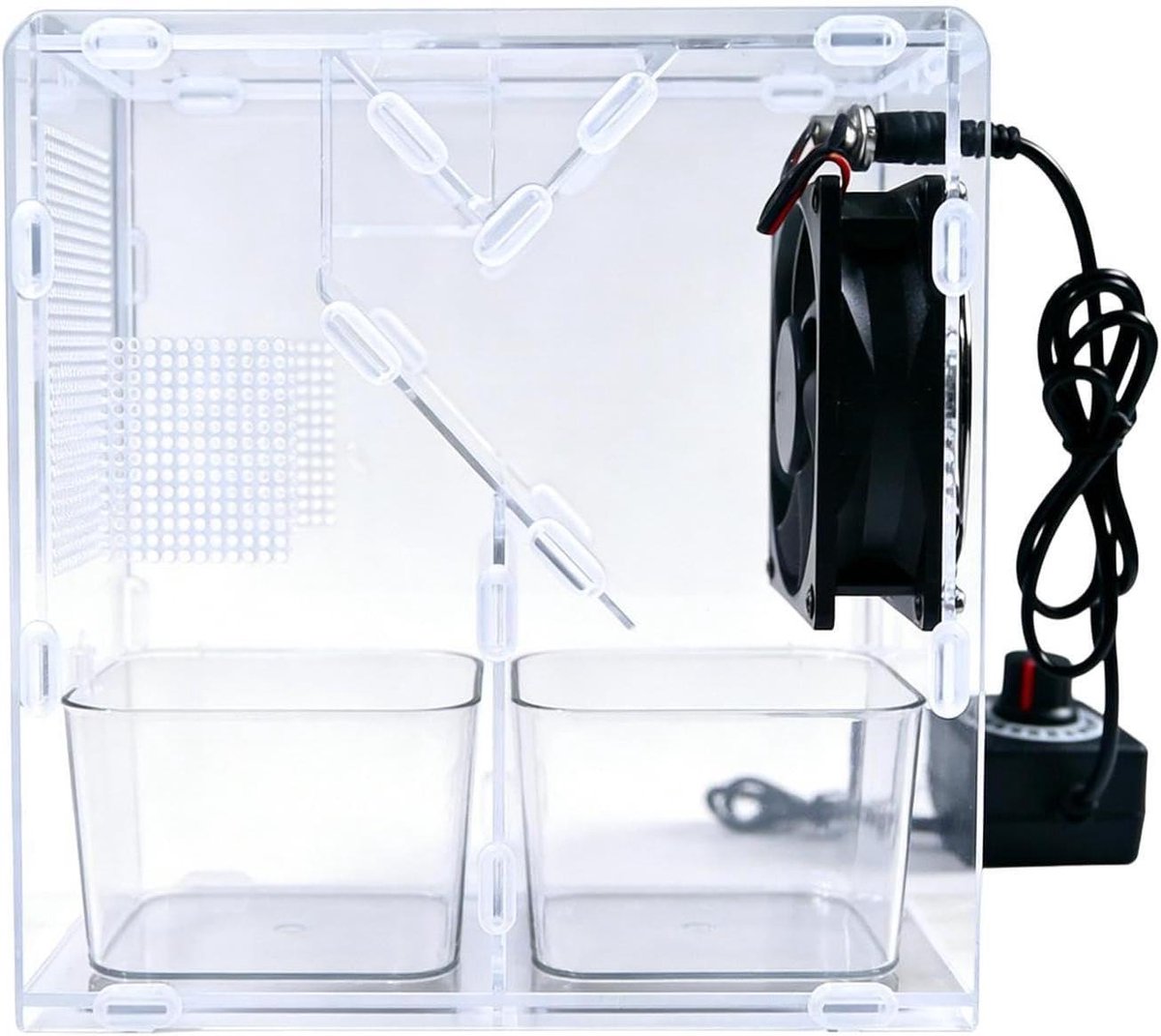 Vogelvoer Scheider - Voer Reiniger - Voer Voorbereiden - Geavanceerde Scheidingstechniek - 25L x 25B x 15H cm - Wit