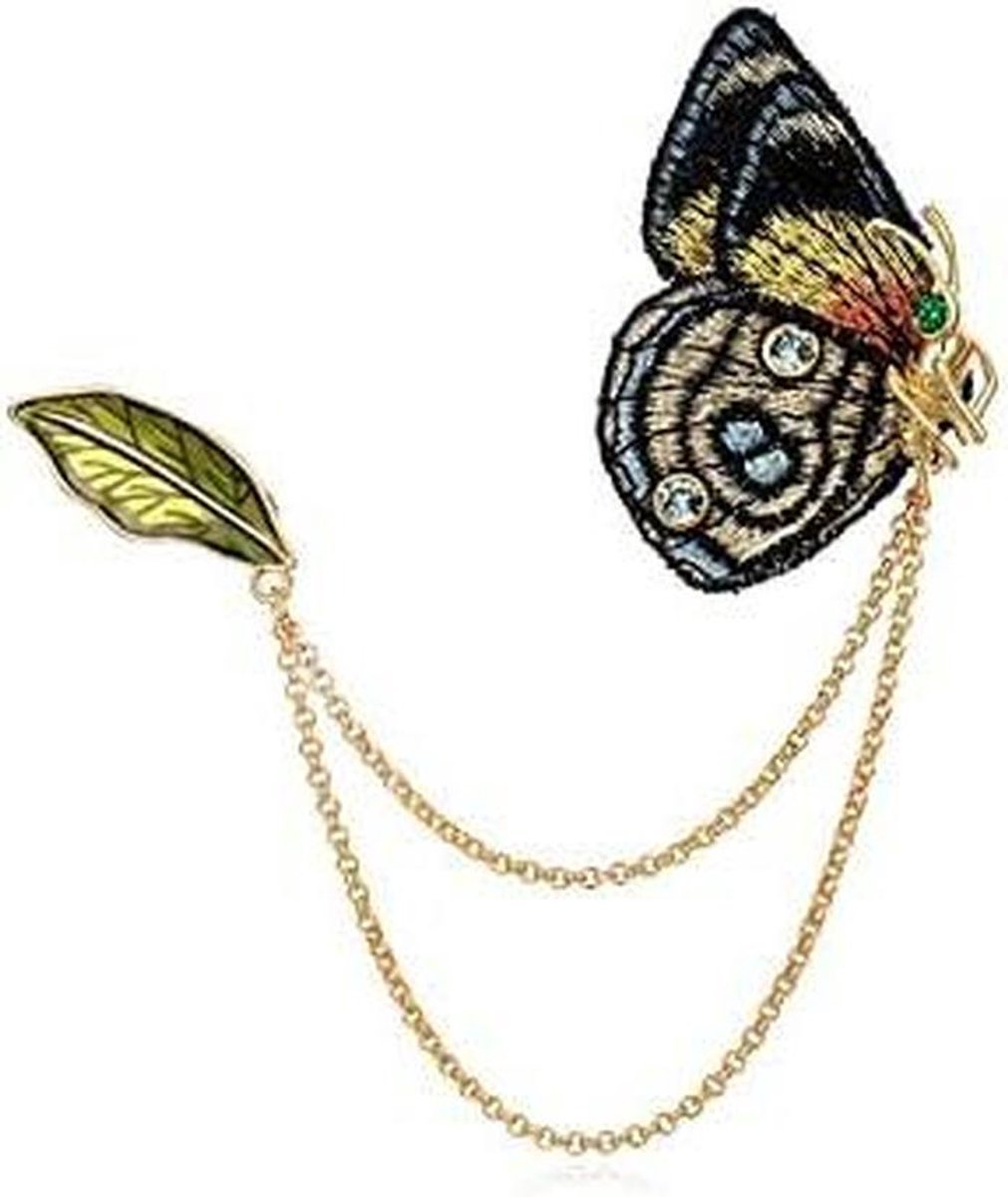 Dames Broche - Sieraden Pin - Feestelijke Accessoire - Elegant Vlinderontwerp - Niet Gespecificeerd - Niet Gespecificeerd