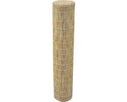 Natuurlijk rietscherm - Terrasafscheiding - Privacy creëren - Handgeweven kwaliteit - 70cm x 300cm - Natuurlijk