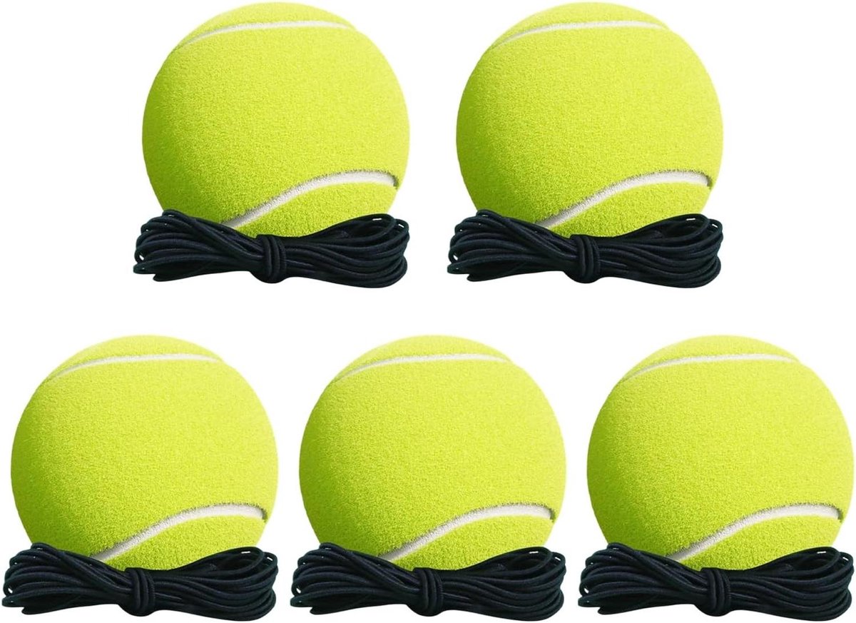 Tennistrainer met bal - Solo oefening rebounder - Tennis training - Automatisch rebound systeem - 46 x 31 cm - Onbekend