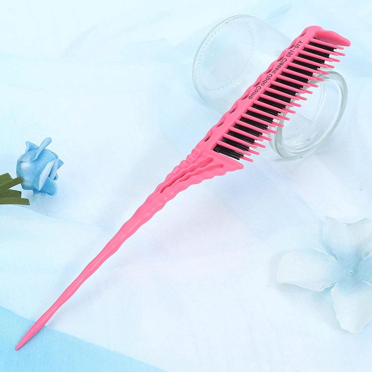 Haarstyling Kam - Styling Tandenkam - Professioneel Gebruik - Antislip Handvat - 26 x 7 x 1 cm - Meerdere Kleuren