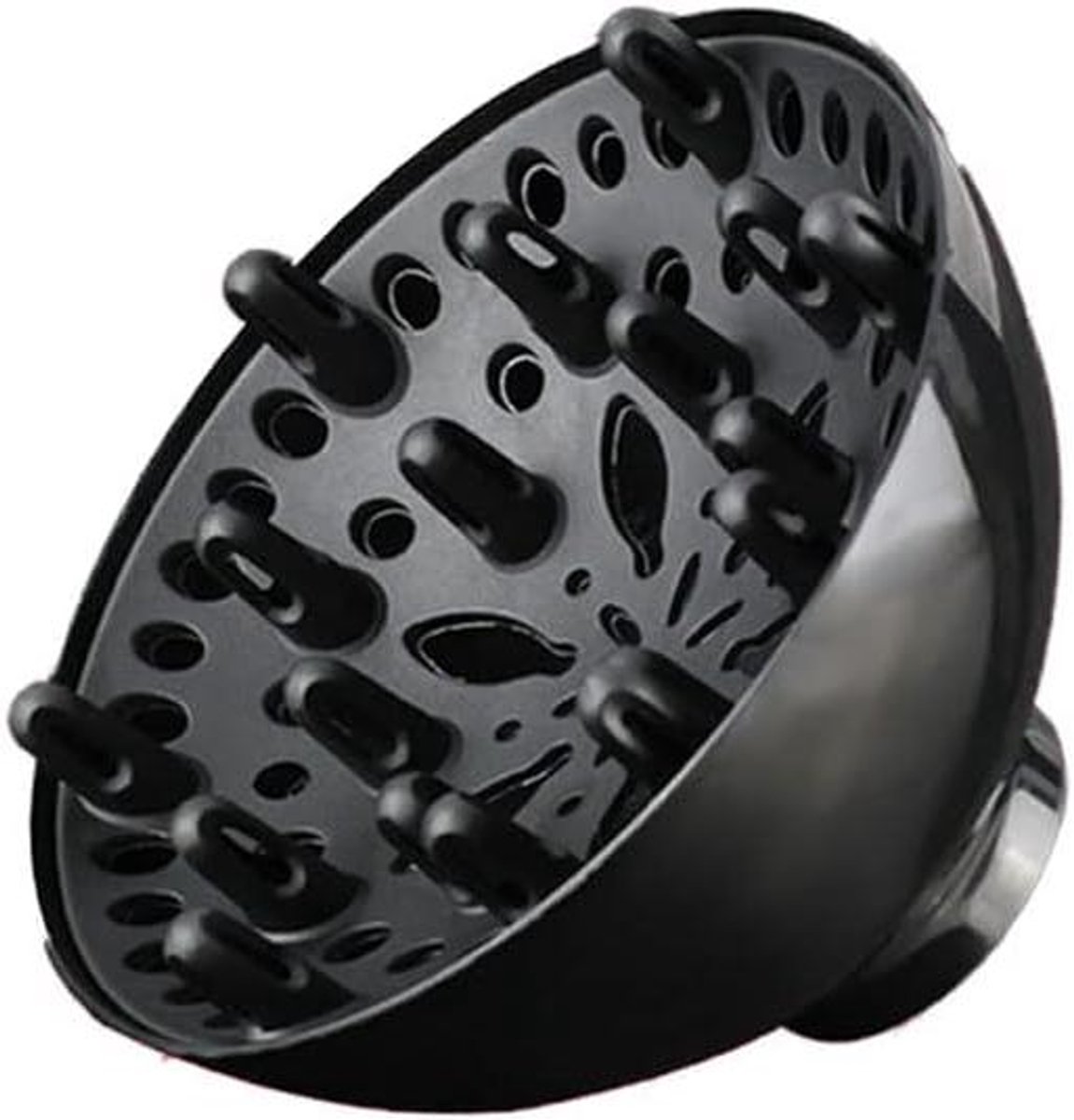 Haardroger Diffuser - Krul Diffuser - Haar Styling - Universele Pasvorm - 14.5cm - Zwart