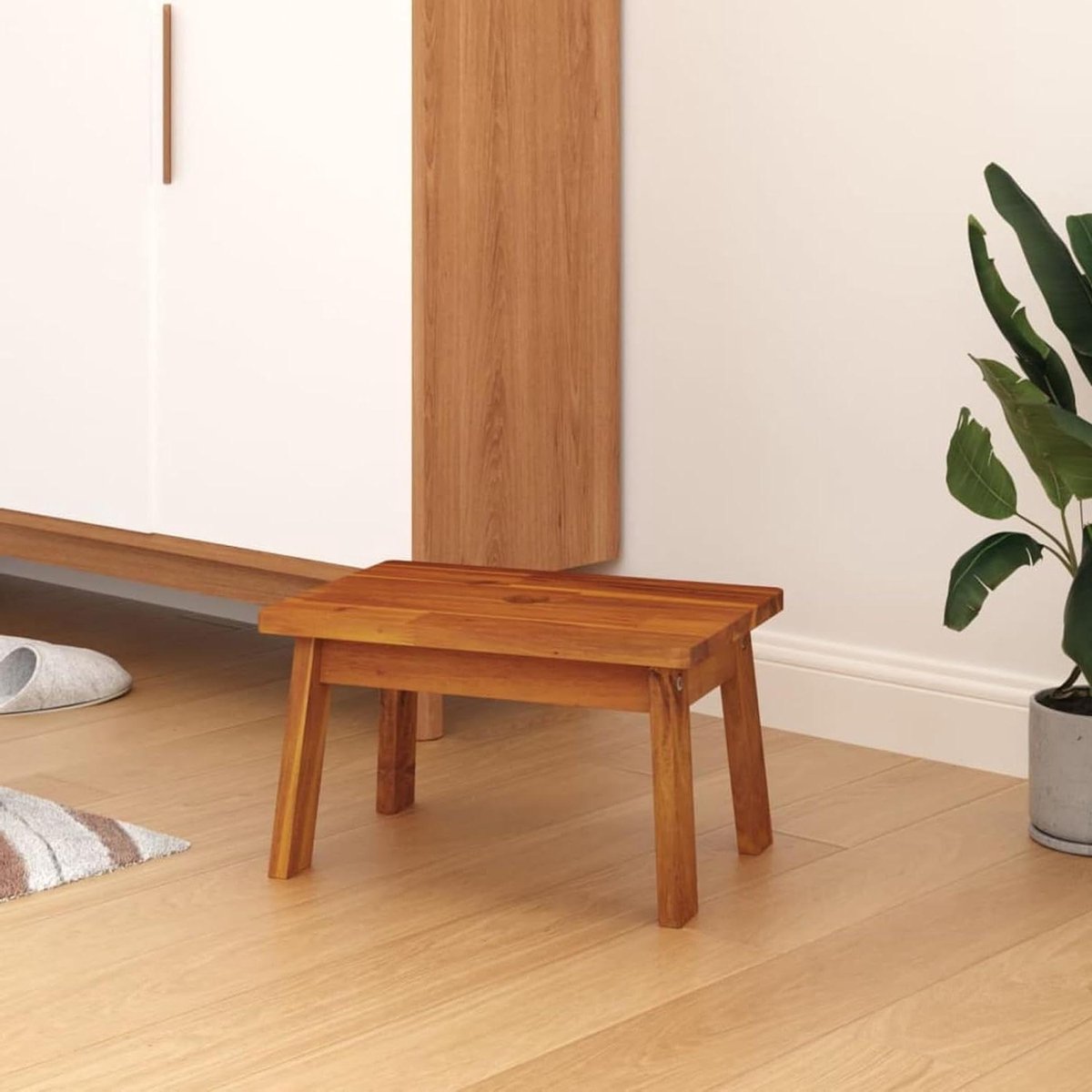 Houten Tredenkruk 38x26x22cm – Praktische en Moderne Stapstoel voor Huishouden