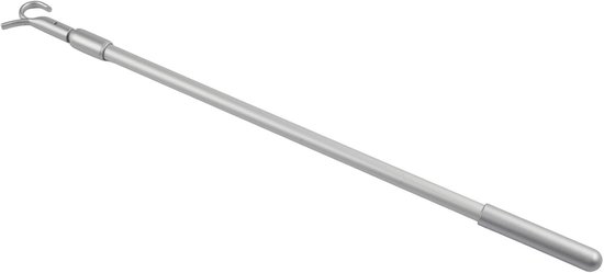 Verstelbare Aluminium Telescopische Gordijn Trekstang - 33-60cm Venster Opener Pole met Haak voor Dakraam, Blinds & Gordijnen - Zilver Indoor Home Extension Bar — afbeelding 4