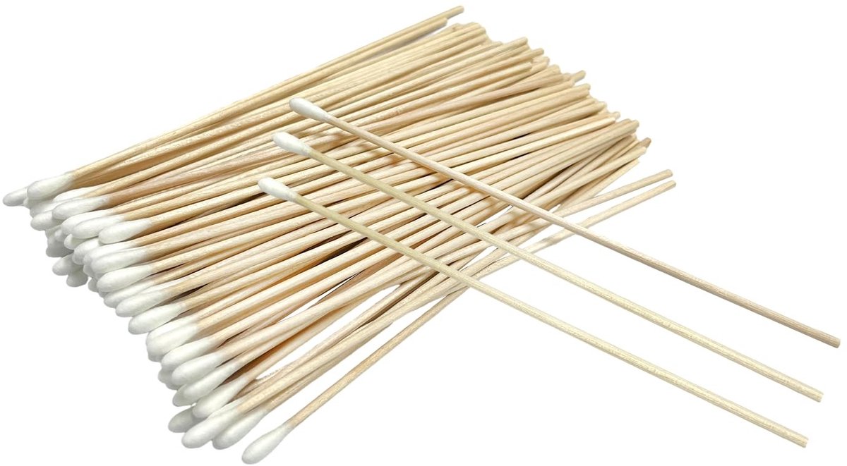Dailygoody - Wattenstaafjes - Milieuvriendelijk - 15 cm - Ideaal voor make-up en reiniging - Afbreekbaar - Geschikt voor wonddesinfectie