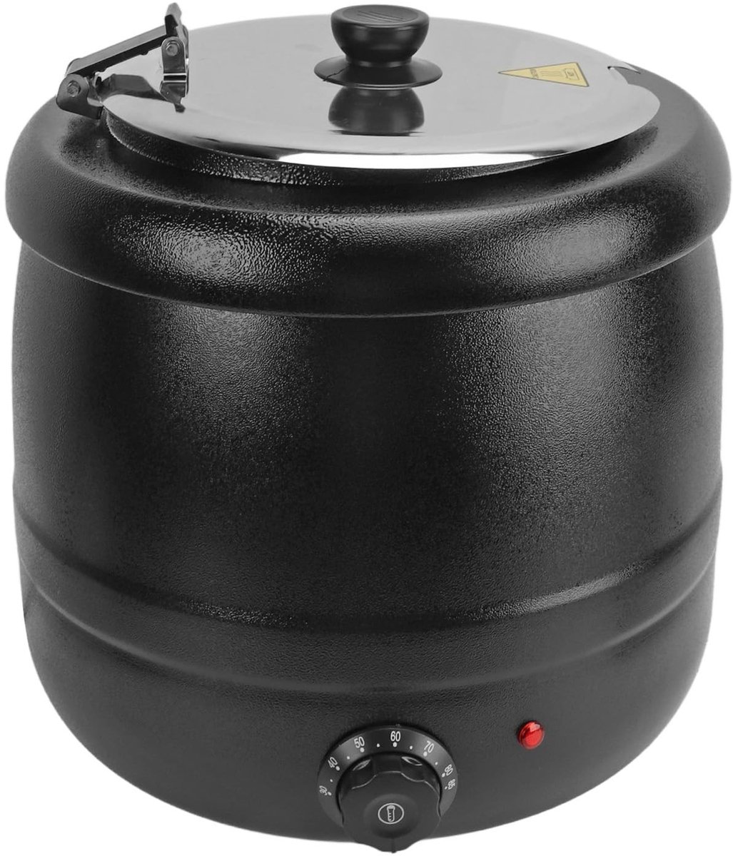 Dailygoody - Soepketel - Elektrische soepverwarmer - 10L - Voedselveilig - Ideaal voor buffetten en feesten