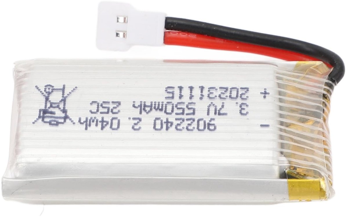 Dailygoody - Professionele UAV-Batterij - 550mAh Lithium-Batterij - Draagbaar en Lichtgewicht - Geschikt voor Drone Piloot en Fotograaf - XH2.54 Stekk