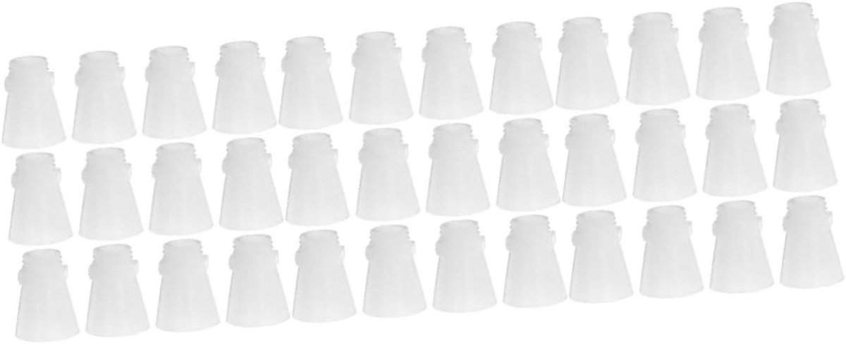 Brandblusser Sproeiers - Vervangende Onderdelen Blusser - Brandveiligheid Zorgen - Specifiek voor 1kg Poederblusser - 150 Stuks - Transparant