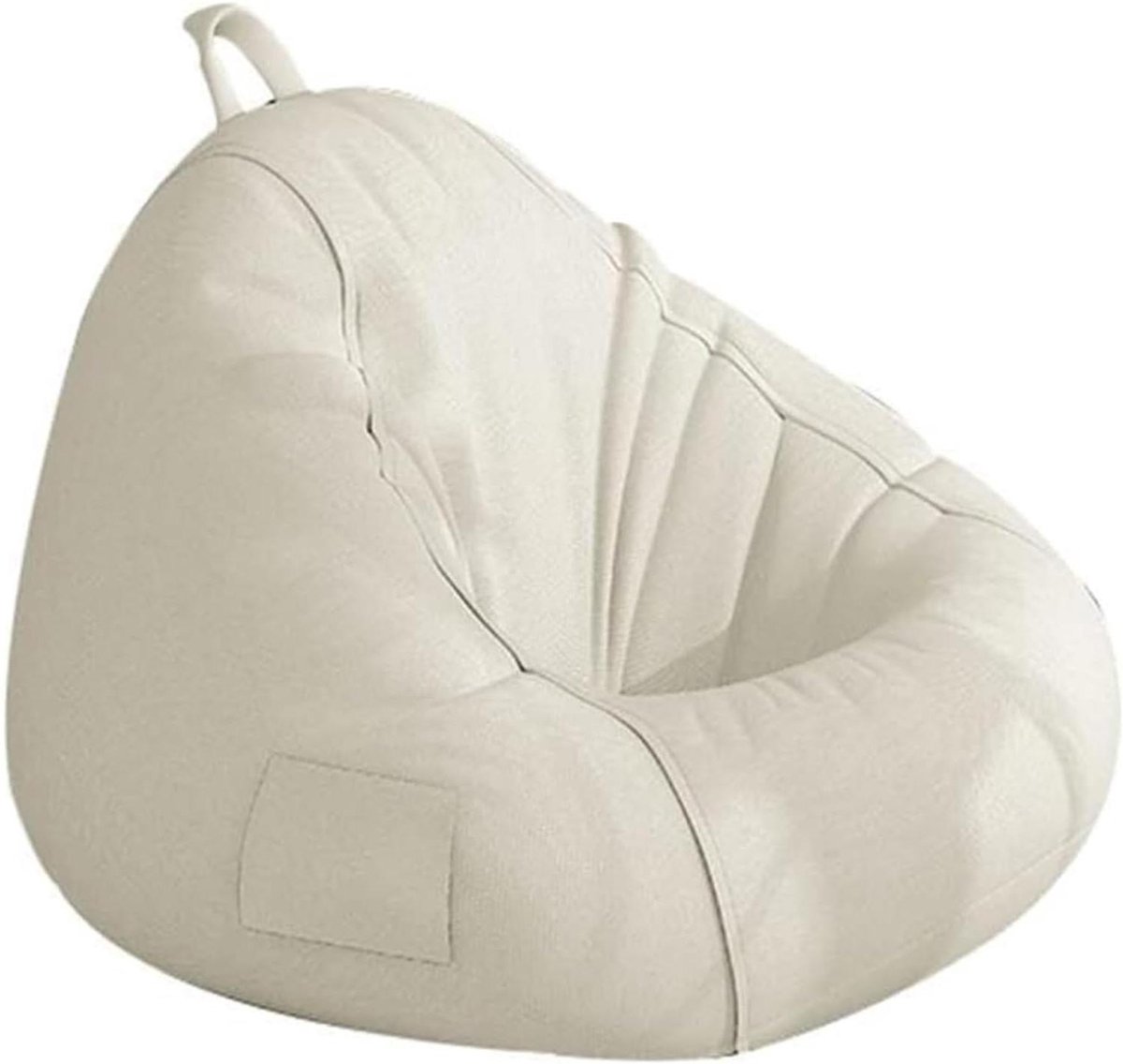 Zitzak Stoel - Luie Sofa - Ontspannen Zitten - Verwijderbare Wasbare Hoes - 100x110cm - Beige