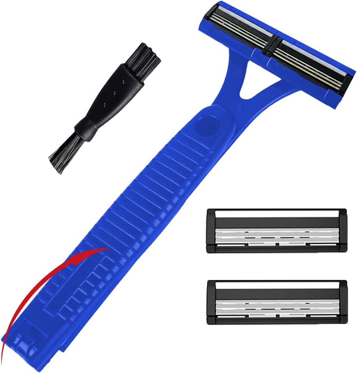 Rugscheerapparaat Heren - Lichaamsgroomer Trimmer - Persoonlijke Verzorging - Uitschuifbaar Handvat - 45 cm - Zwart