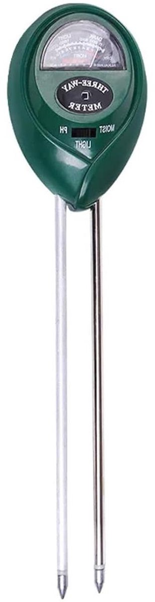 Bodem pH-meter - Zuurtegraad Vochtigheid Monitor - Planten Verzorgen - 3-in-1 Functionaliteit - N.v.t. - Zwart
