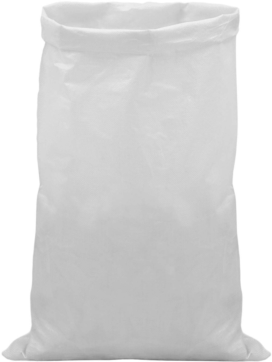 vidaXL - Geweven - zakken - 10 - pcs - Wit - 65 - x - 105 - cm - PP