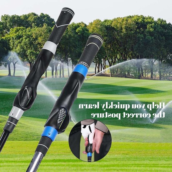 2 Stuks Golf Grip Trainingshulpmiddelen, Swing Trainer Grip en Polsband voor Correctie van Swinghouding, Ideaal voor Beginners en Kinderen — afbeelding 2