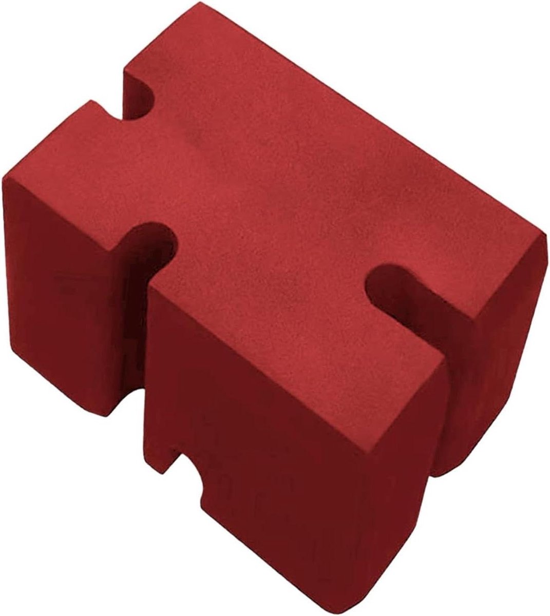 Bankdruk Blokken - Trainingsblokken Fitness - Gerichte Spieropbouw - Antislip EVA Schuim - 4 Hoogte-opties - Rood