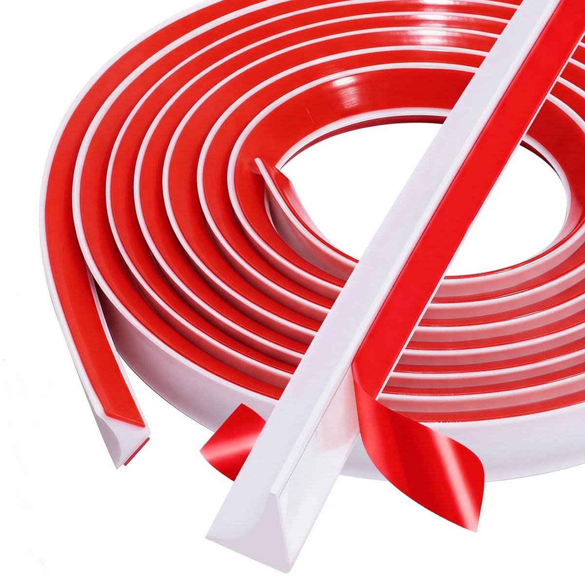 Duurzame zelfklevende eindstrip van 300 cm voor keukenwerkbladen, hoeken en tegelafwerking, 15 mm x 15 mm