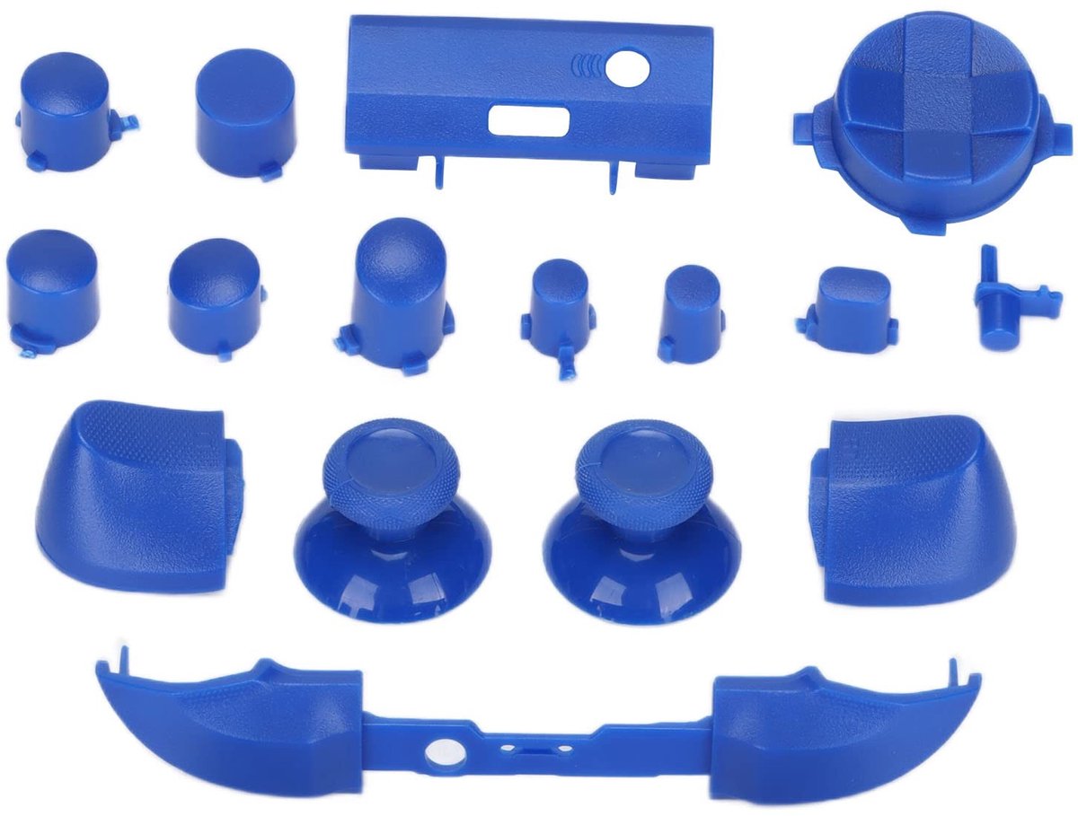 Dailygoody - Volledige Knoppenset - Vervangende Knopreparatieset - Blauw - Dpad-bumpers Triggers-knoppen - Geschikt voor Xbox-serie X & S