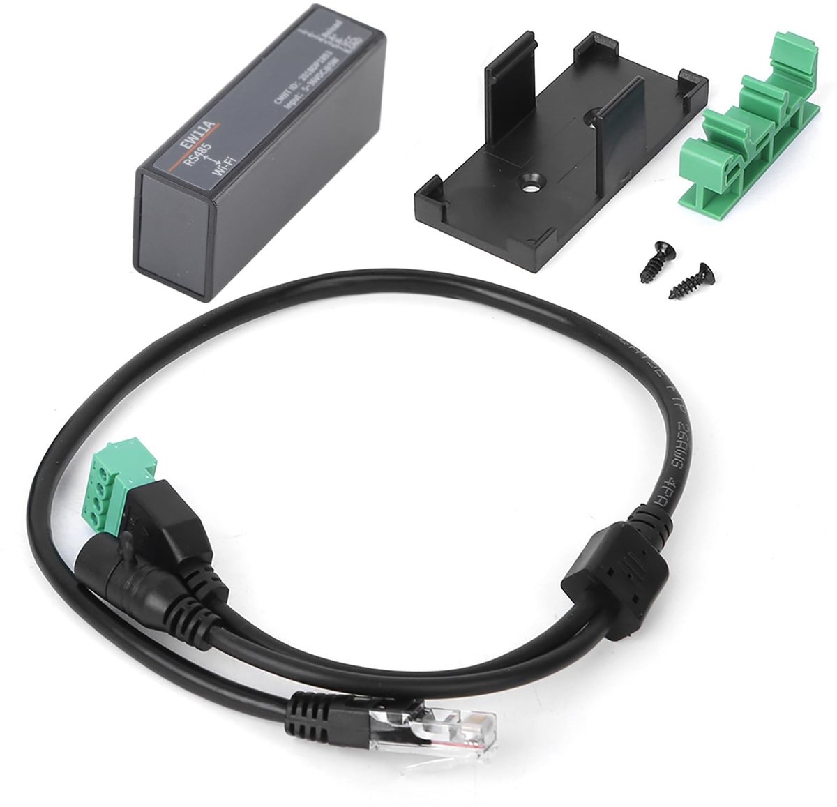 Dailygoody - RS485 naar WIFI Seriële Server - Draadloze Communicatie Module - Ondersteuning Register Pakket - Compact - ModbusTCP Ondersteuning -