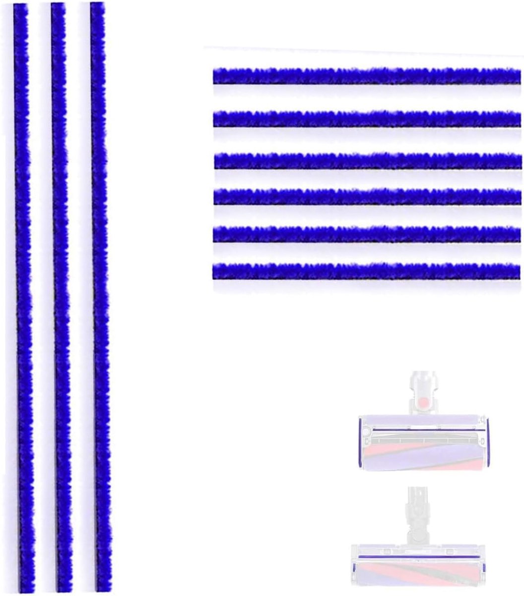 9 stuks pluche strips - Zachte pluche strips accessoires voor Dyson V6 V7 V8 V10 V12 V15 DC58 DC59 DC62 DC72 DC74 stofzuiger reinigingskoppen reserveonderdelen