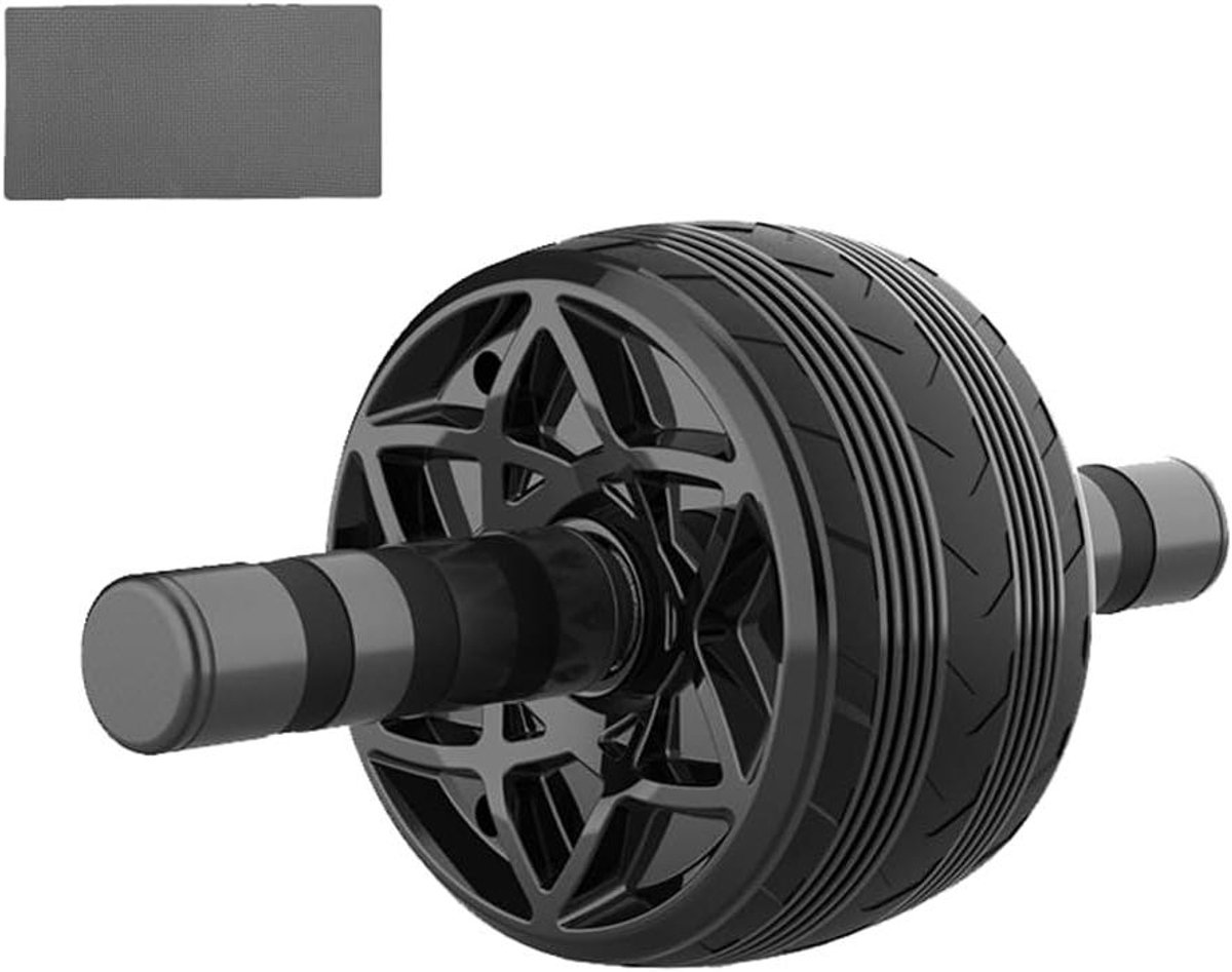 Ab Wheel Roller - Buikspierwiel Trainingswiel - Buikspieren Trainen - Extra Stabiel 3.54 Inch