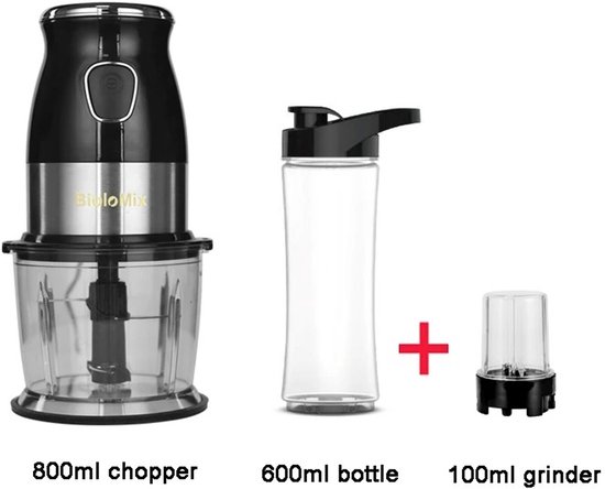 VIEMAE Blender to go - Mini blender - Blender draagbaar - Blender smoothie - Portable blender - 3-in-1 - 600mL - BPA-vrij - 500W — afbeelding 4