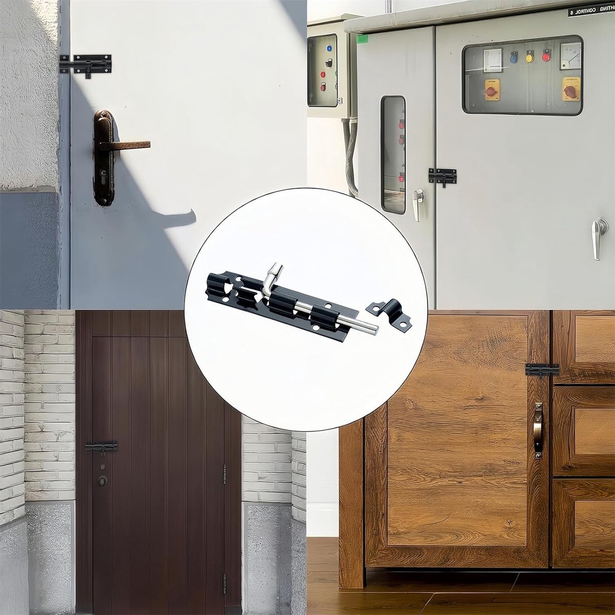 Zware Deurslot Bolt voor Tuindeuren, Schuifdeuren en Barn Deuren - 10 Inch Veiligheidsslot