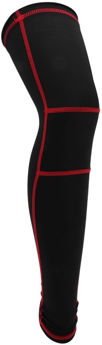 Sportkniebeschermer Uniseks XL voor Hardlopen en Voetbal - Bescherming en Comfort in Zwart en Rood
