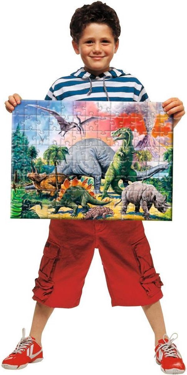 Ravensburger puzzel Tussen de dinosauriÃ«rs - Legpuzzel - 100 stukjes — afbeelding 6