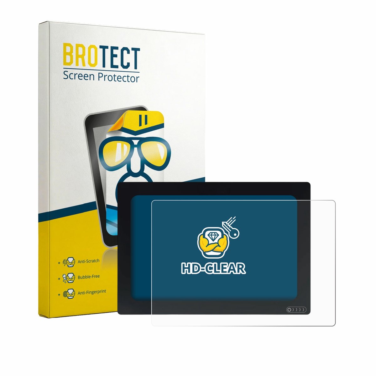 BROTECT - Screenprotector voor Raymarine Axiom+ 12 - Folie Beschermfolie transparant
