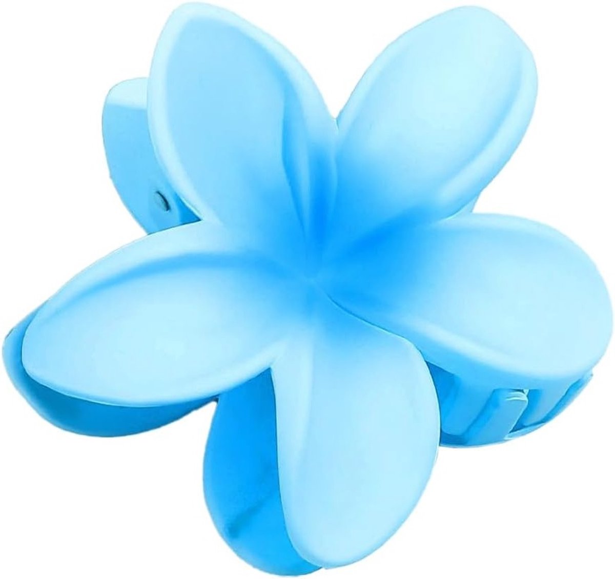 Bloemige Haarspeld voor Vrouwen - Antislip Klem Clip van Plastic - Haaraccessoires voor Dagelijks Gebruik in Blauw